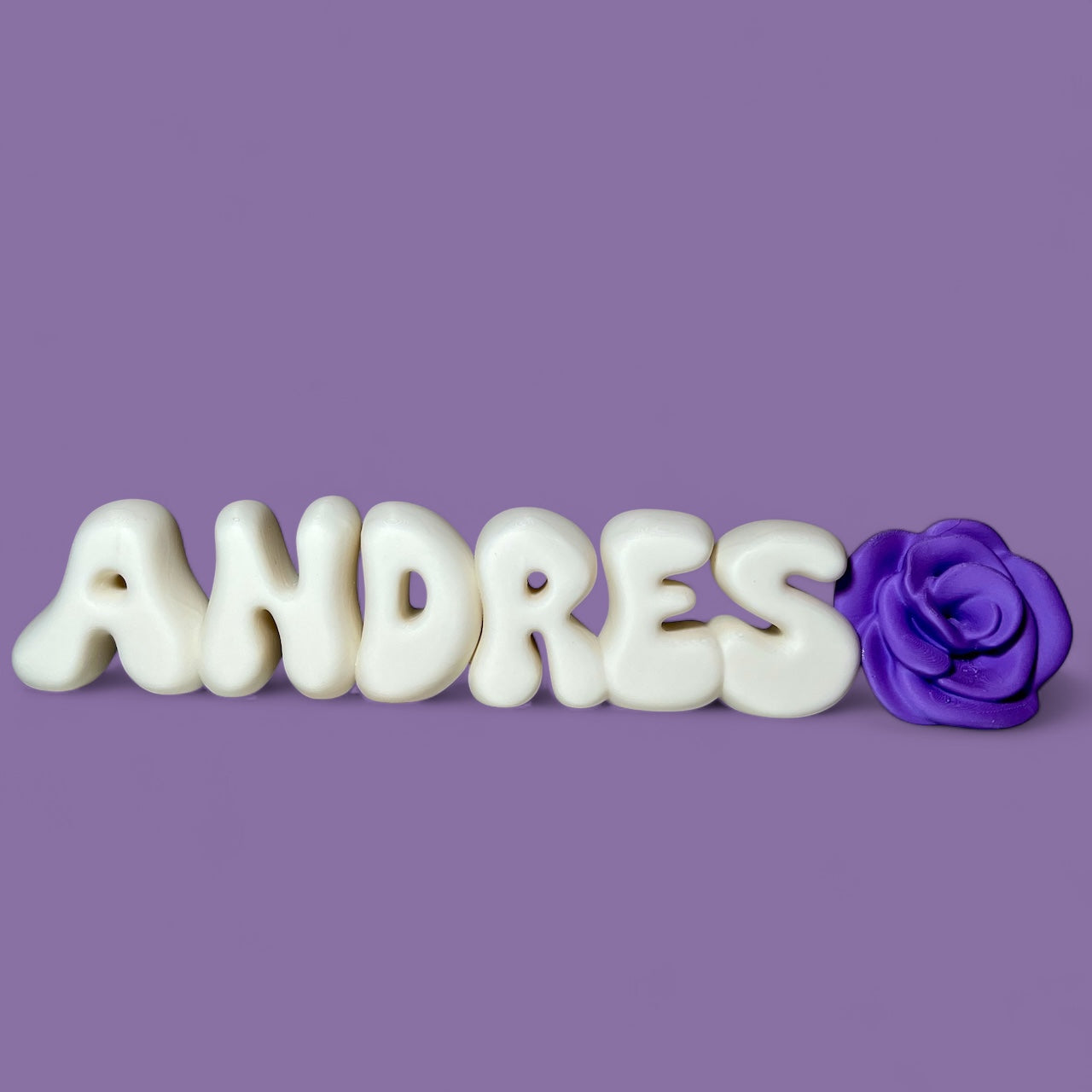 Custom Name with Rose