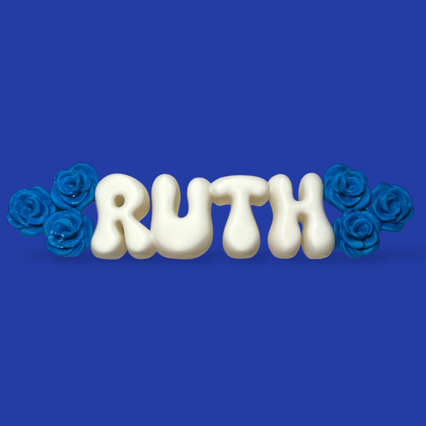 Custom Name with roses